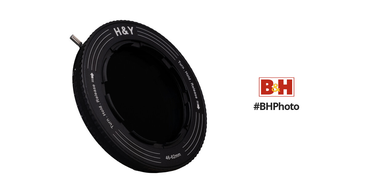 H&Y Filters RevoRing Variable ND3-ND1000 & Circular Polarizer Filter  (46-62mm)