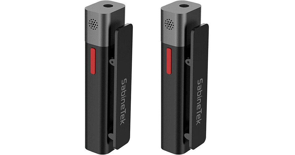 Sabinetek SmartMike+ Bluetooth Wireless Microphones for Smartphones and  DSLR Cameras (Black, Pair)