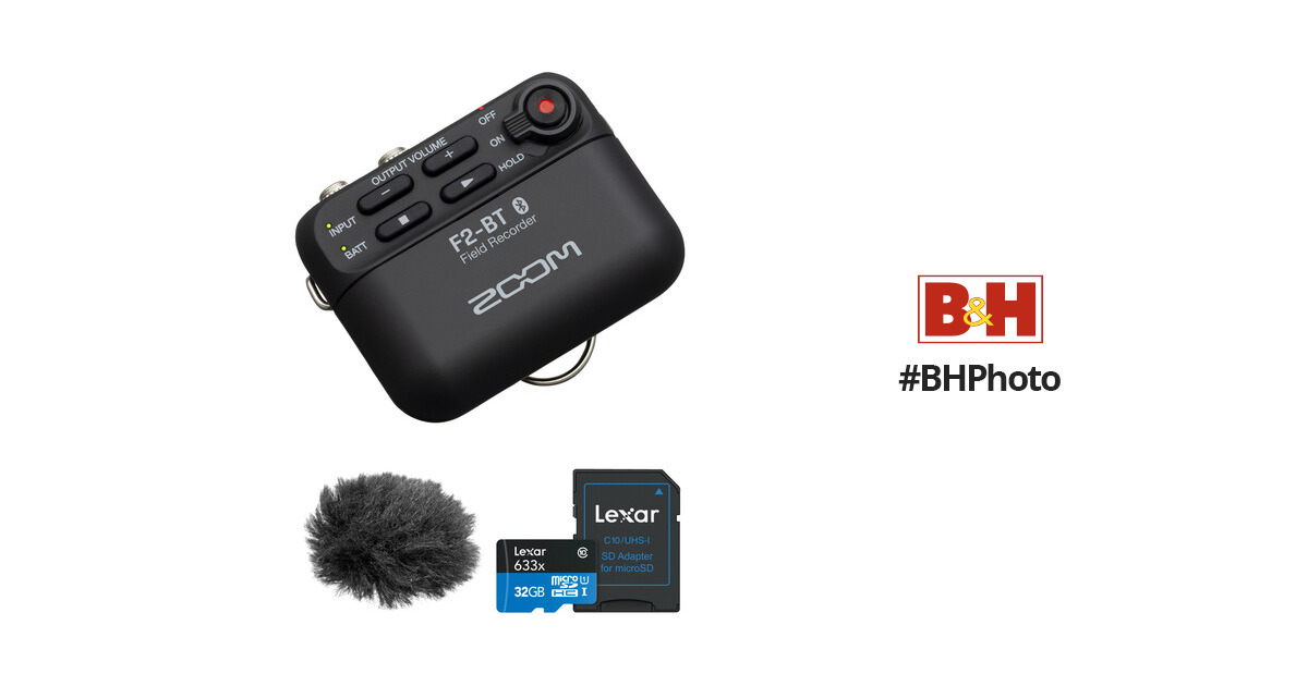 Zoom F2-BT Ultracompact Bluetooth-Enabled Portable Field