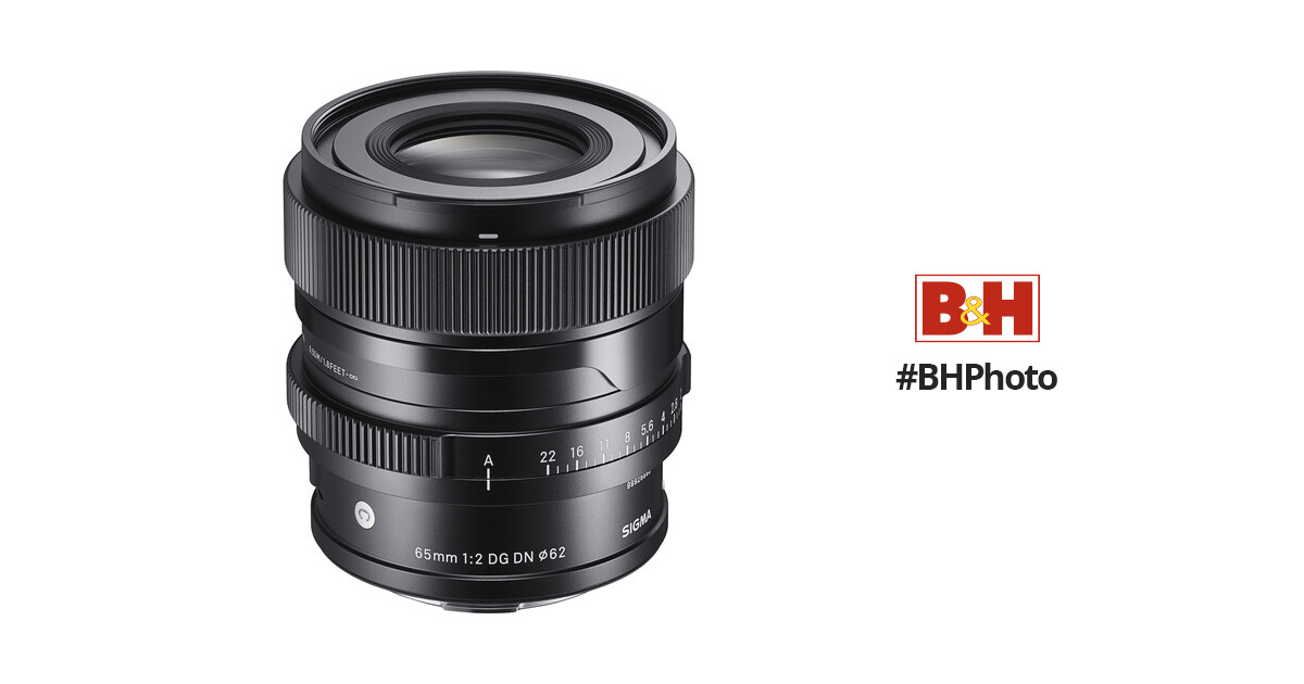 Sigma 65mm f/2 DG DN Contemporary Lens for Sony E 353965 BH