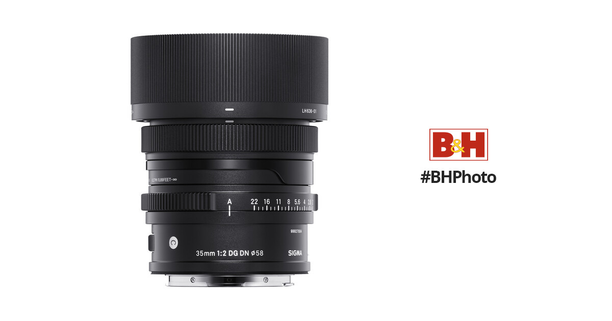 Sigma 35mm f/2 DG DN Contemporary Lens for Sony E 347965 B&H