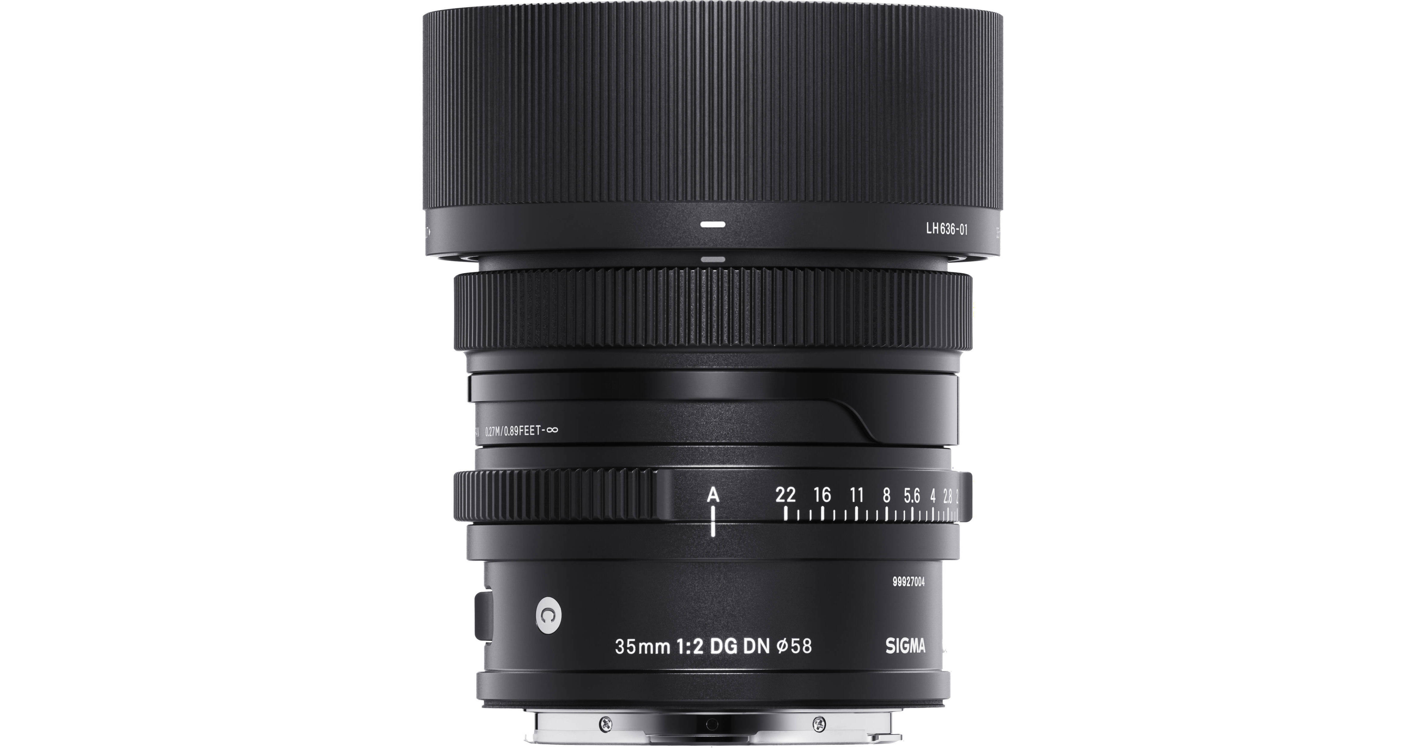 Sigma 35mm f/2 DG DN Contemporary Lens for Sony E 347965 B&H