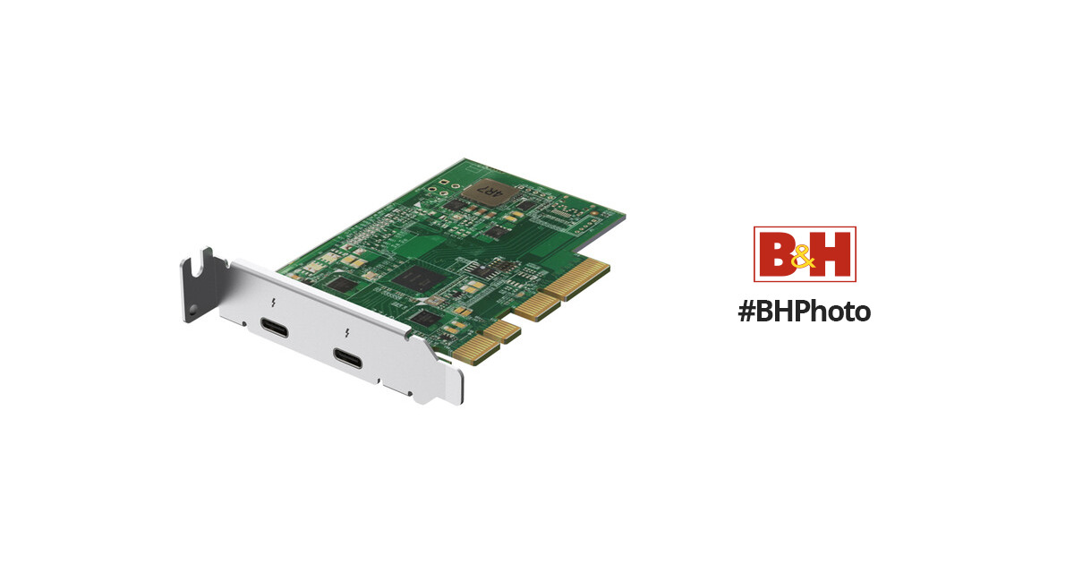 QNAP Dual-Port Thunderbolt Expansion Card QXP-T32P BH Photo