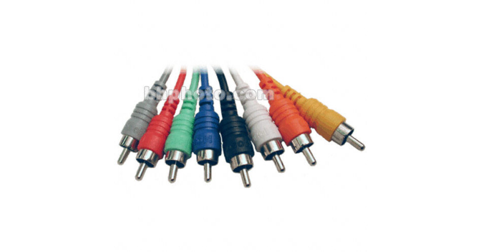 Hosa Technology RCA to RCA Patchbay Cable Set (8Pack) CRA830