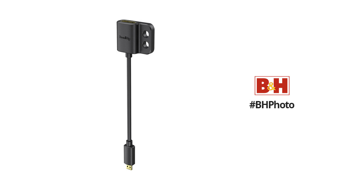 Cable adaptador ultradelgado SmallRig 3021 HDMI hembra a Micro HDMI macho,  14 - FotoAcces