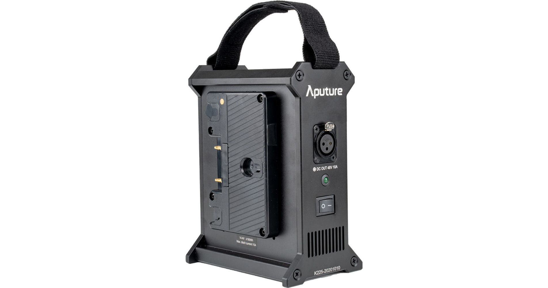 Aputure 2-Bay Battery Power Station (Gold Mount)