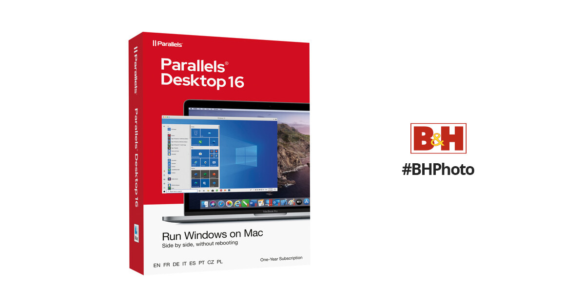 Parallels Parallels Desktop 16 PD16-BX1-1Y-NA B&H Photo Video