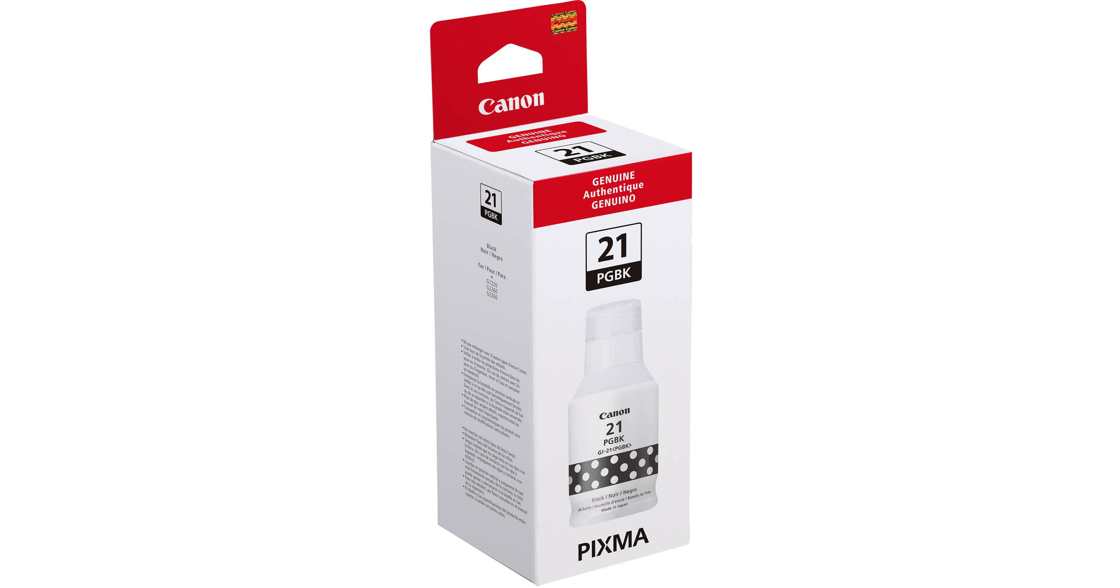 Canon GI 21 PGBK - black - original - ink refill - 4526C001 - Inkjet  Cartridges 