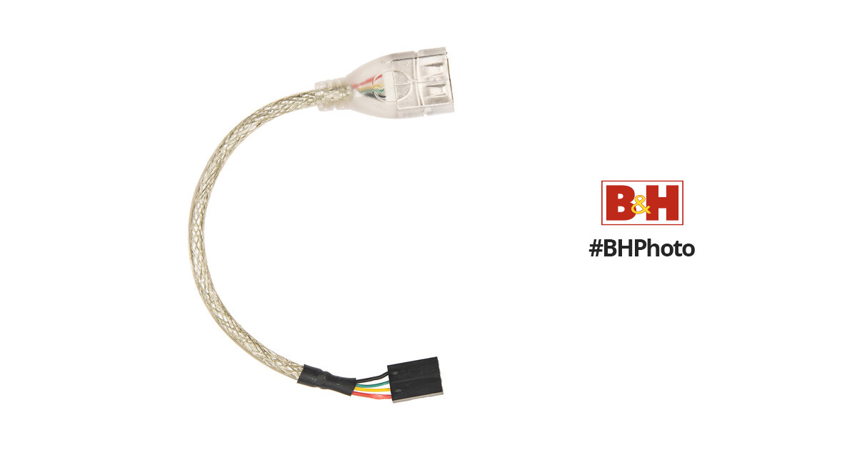 USB 2.0, A Buchse mit Flansch -> 4 PIN Pfostenbuchse 50cm, rmLine