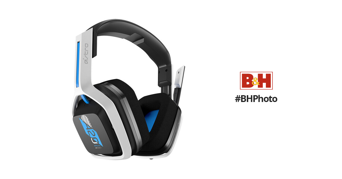 ASTRO Gaming A20 Wireless Gaming Headset for PlayStation 4 & 5  (Black/White/Blue)