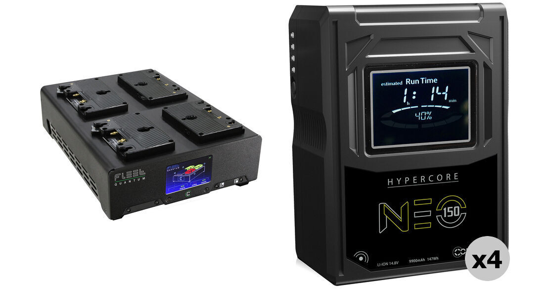 Core SWX HyperCore NEO 150 Mini 4-Battery Kit With FLEET Quantum