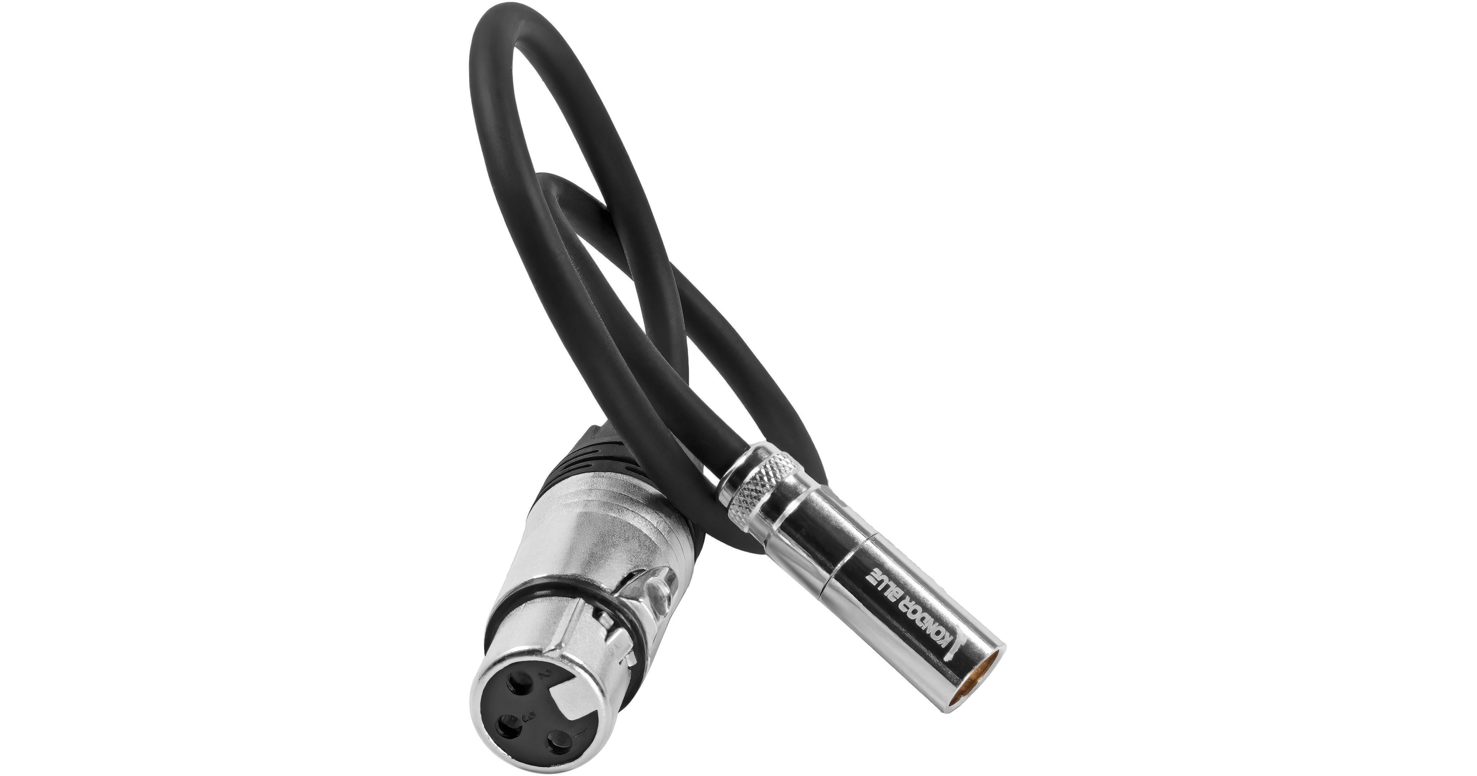 Cavo Per Microfono Akg Shure Adattatore Cavo Mini XLR Eonvic TA3F A TA4M - Per Microfono AKG E Shure Bodypack Cavo Microfono