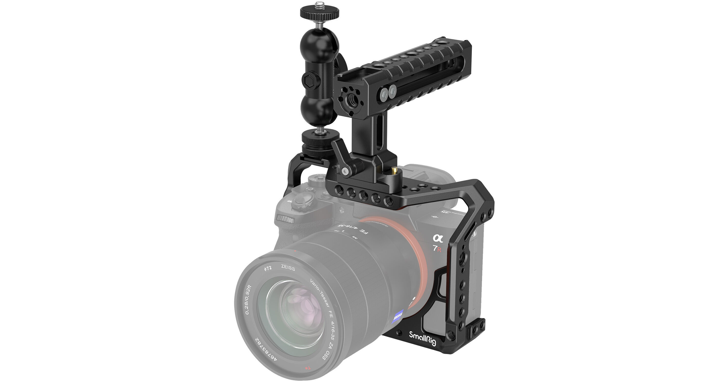 SmallRig Camera Cage Kit with Top Handle & Articulating Arm for Sony a7 III  and a7R III