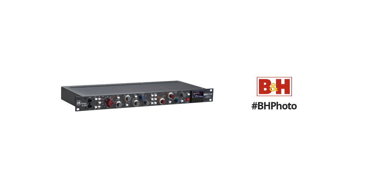 Heritage Audio BritStrip 73-Style Channel Strip with EQ and Diode Bridge  Compressor