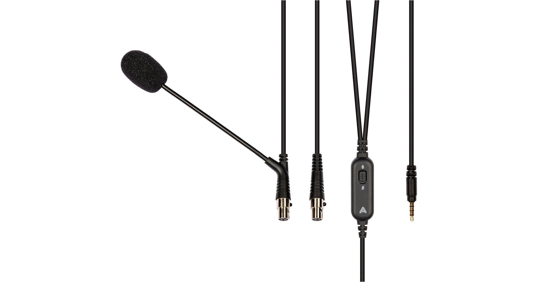 Audeze LCD GX Boom Mic Cable with Splitter Adapter CBL1078 KT