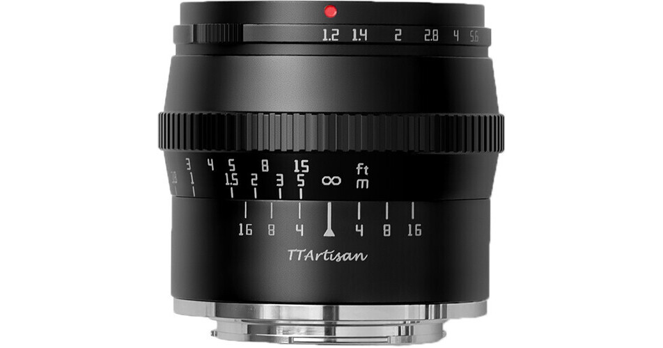 TTArtisan 50mm f/1.2 Lens for Micro Four Thirds (Black) A19B B&H