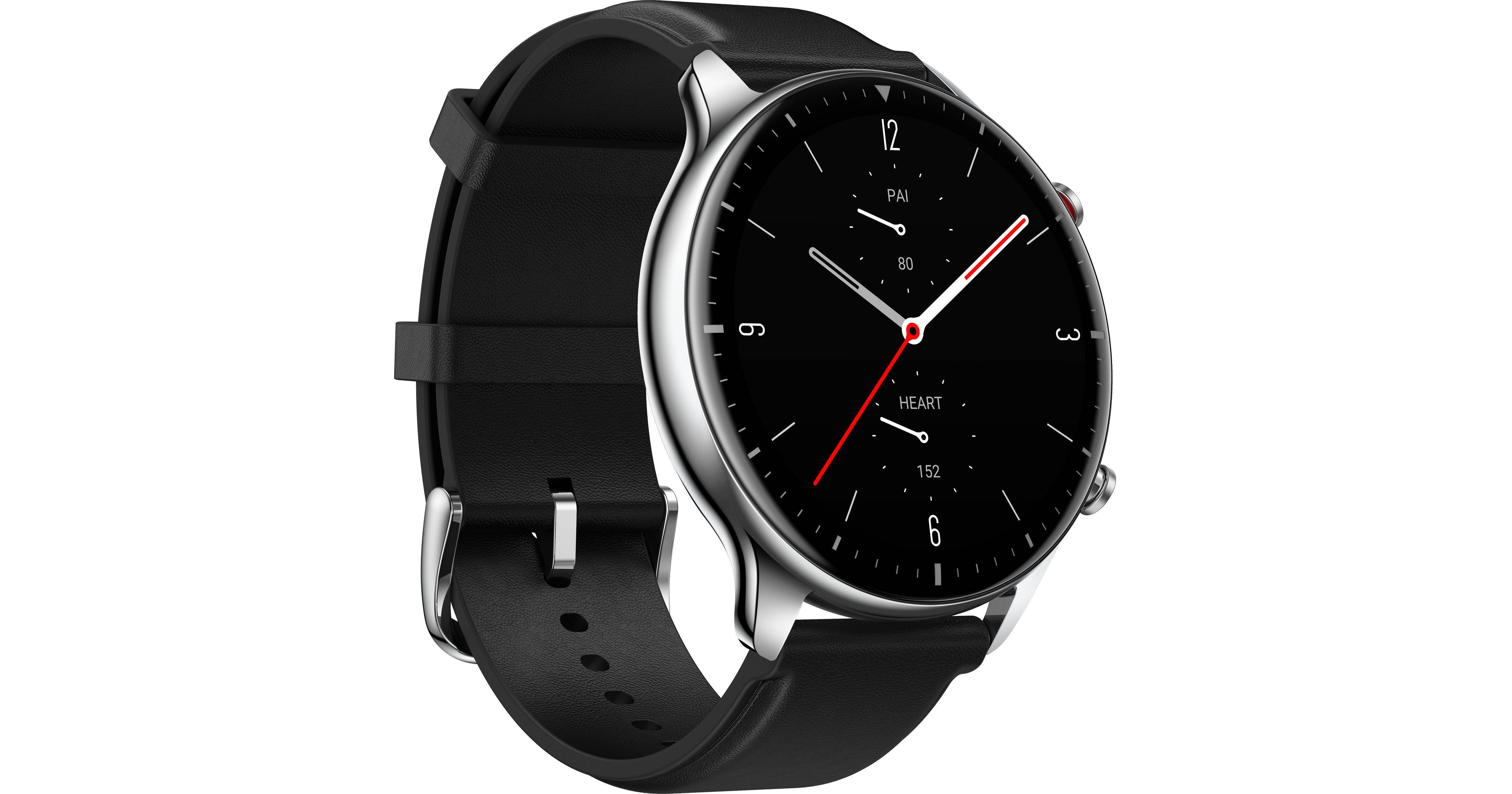 amazfit gtr 2 classic edition obsidian black smartwatch