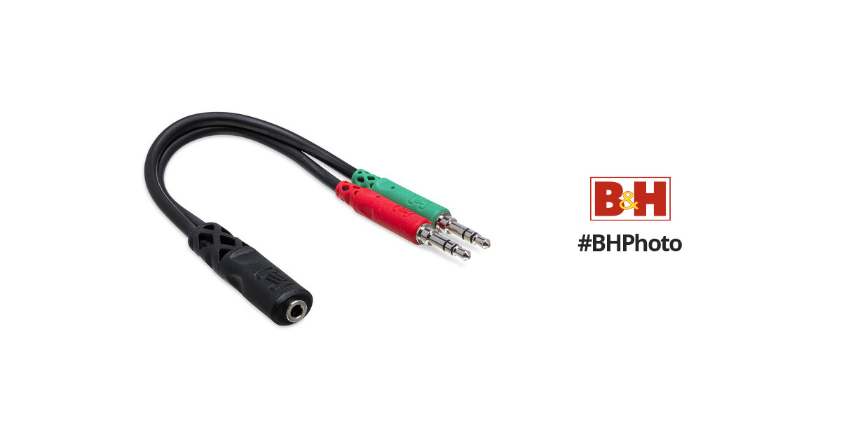 Headset/Mic Breakout Cable - Headphone Adapters