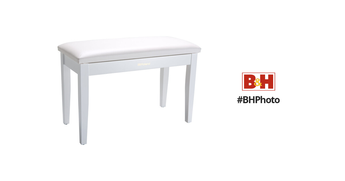Banquette Piano réglable ROLAND RPB-500 PW Blanc brillant