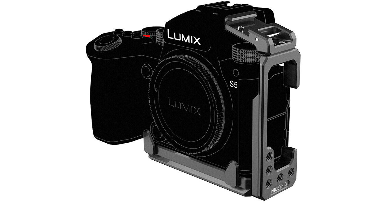 Niceyrig L-Bracket for Panasonic Lumix S5 Camera 405 B&H Photo