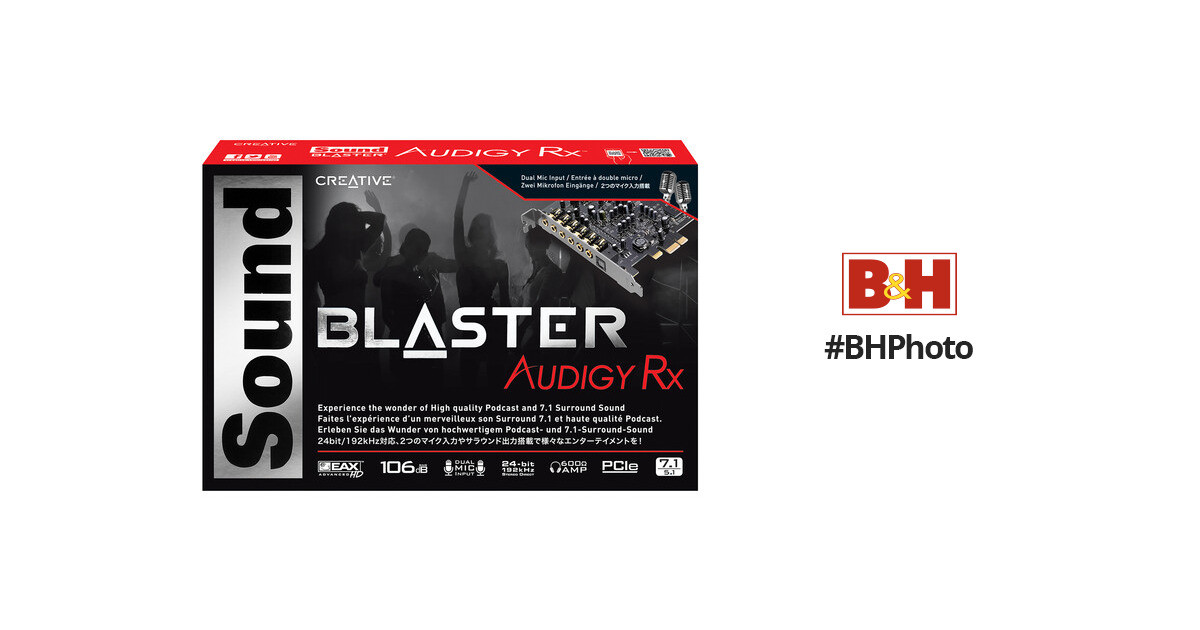 Creative blaster rx. Creative Sound Blaster Audigy RX. Creative Audigy RX.