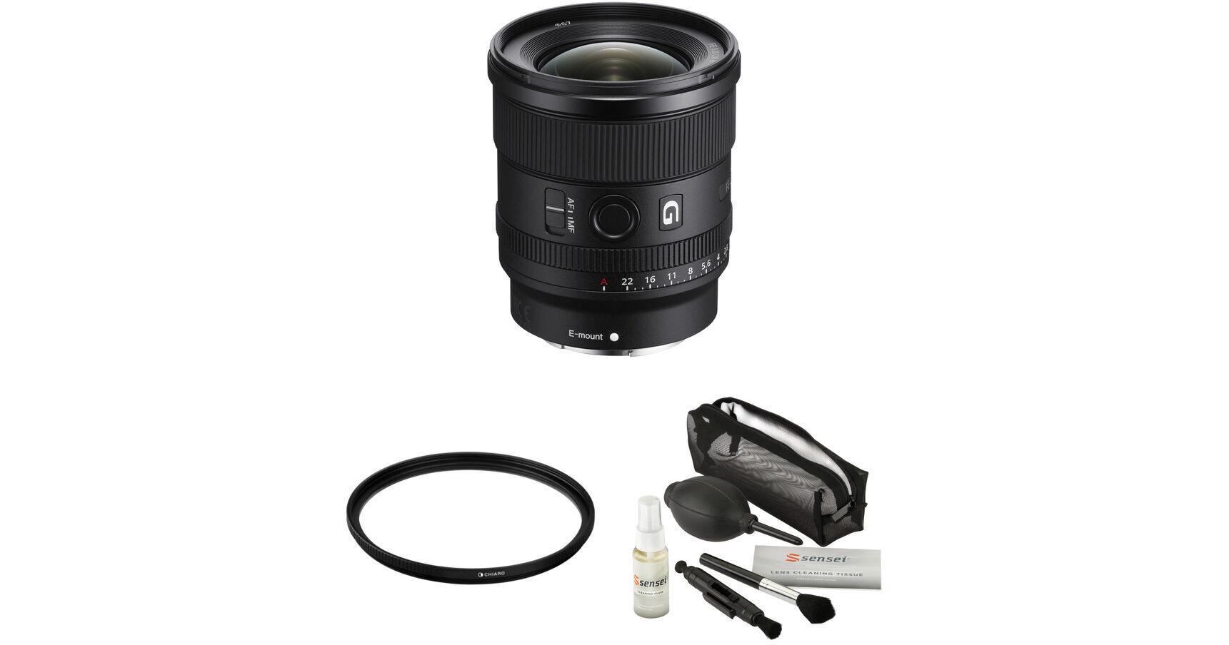 Sony FE 20mm f/1.8 G Lens with UV Filter Kit B&H Photo Video