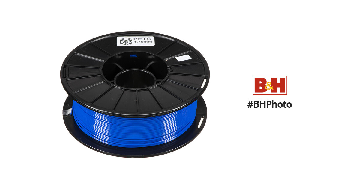 IC3D Industries 1.75mm PETG Filament (1kg, Blue) RM-PE0018 B&H