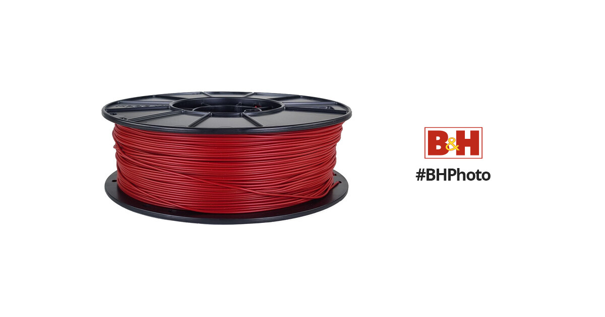 3D-Fuel 1.75mm Standard PLA Filament (1kg, Iron Red) RM-PL0250