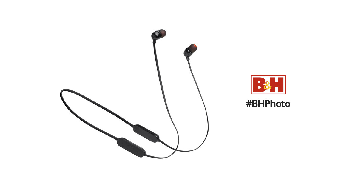 (Black) Wireless 125BT In-Ear Headphones JBLT125BTBLKAM Tune JBL