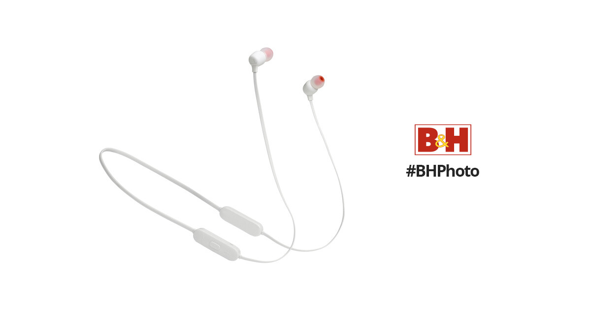 In-Ear (White) Headphones Tune 125BT Wireless JBL JBLT125BTWHTAM