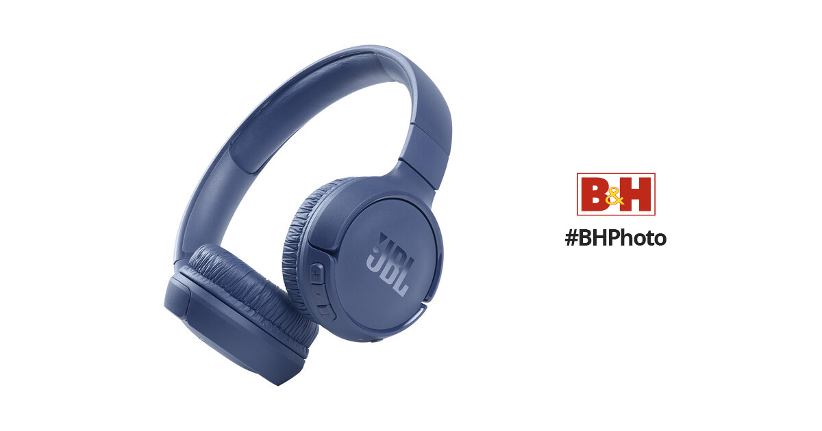 JBL Tune 510BT Wireless On-Ear Headphones (Blue) JBLT510BTBLUAM