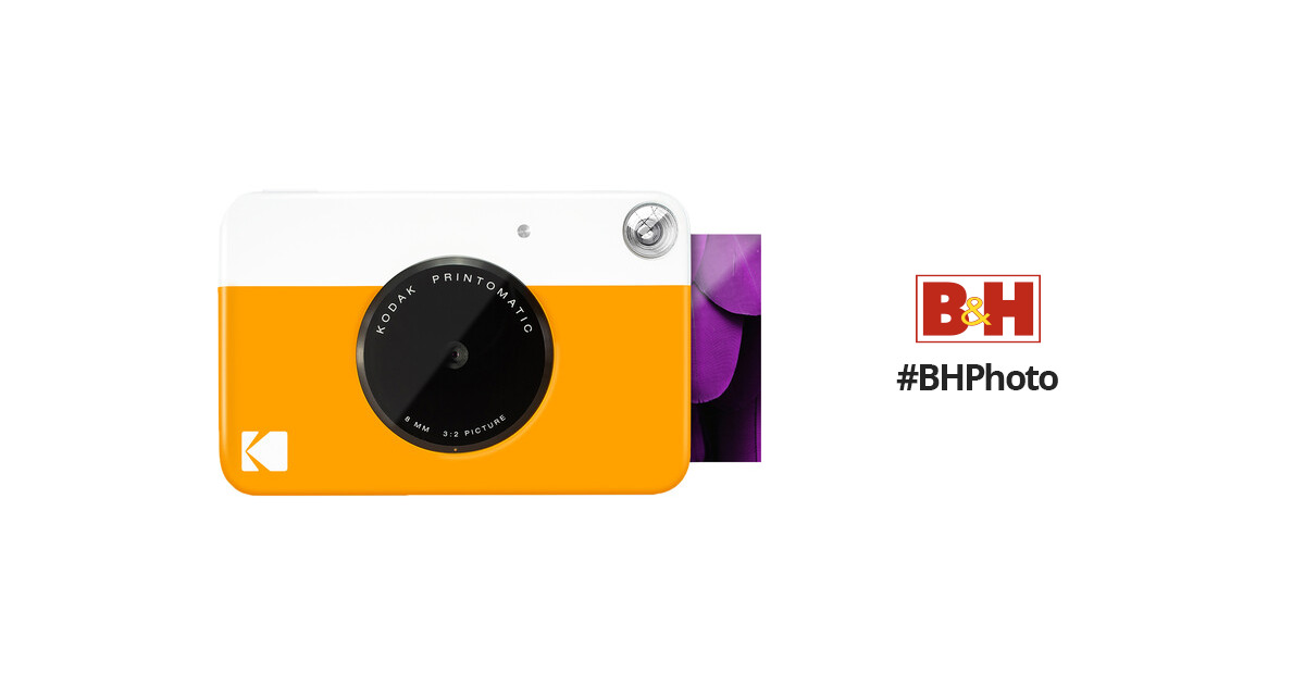Kodak PRINTOMATIC Digital Instant Print Camera (Blue) - 5MP