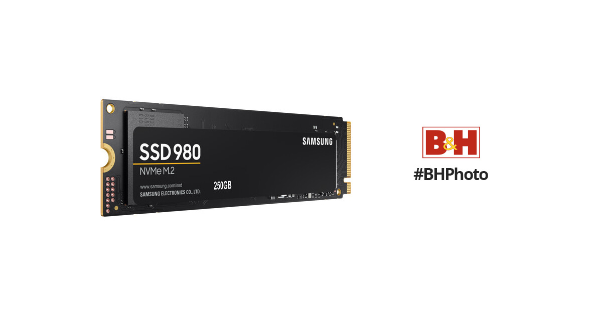 Samsung 250GB 980 PCIe 3.0 x4 M.2 Internal SSD
