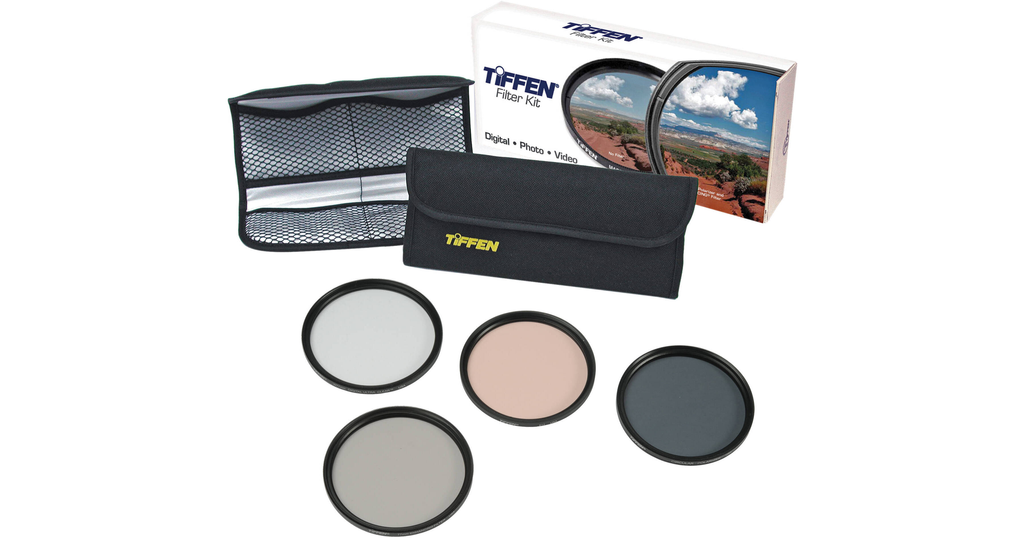 Tiffen 58mm Digital Enhancing Filter Kit 58DIGEFK B&H Photo Video