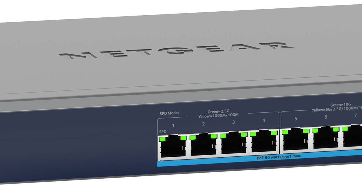 Netgear Ultra60 MS510TXUP 8-Port Multi-Gigabit MS510TXUP-100NAS