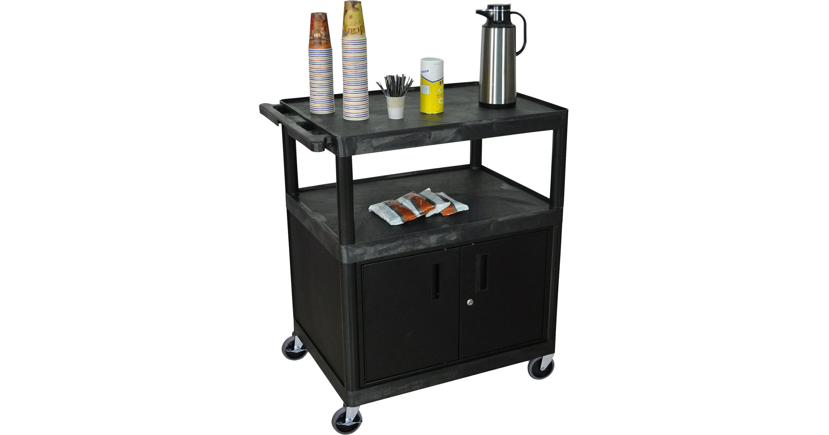 Luxor 32x24x40.25H Coffee Cart HE40C-B B&H Photo Video