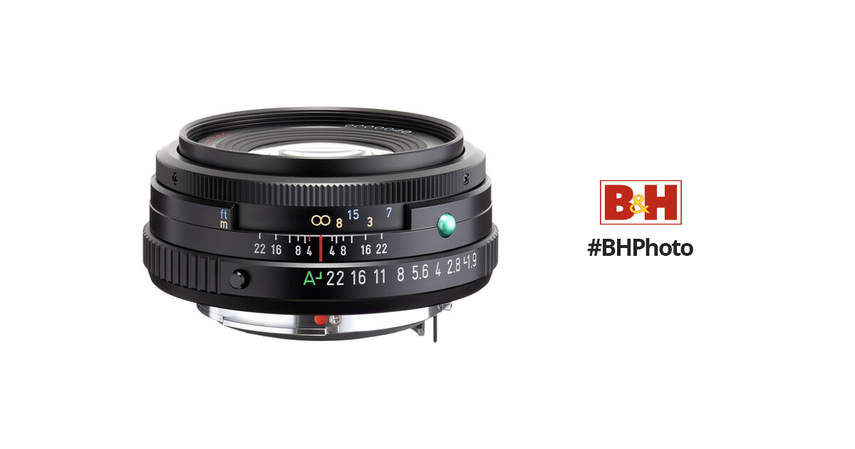 Pentax HD Pentax-FA (Black) Limited 43mm Photo 20140 B&H f/1.9