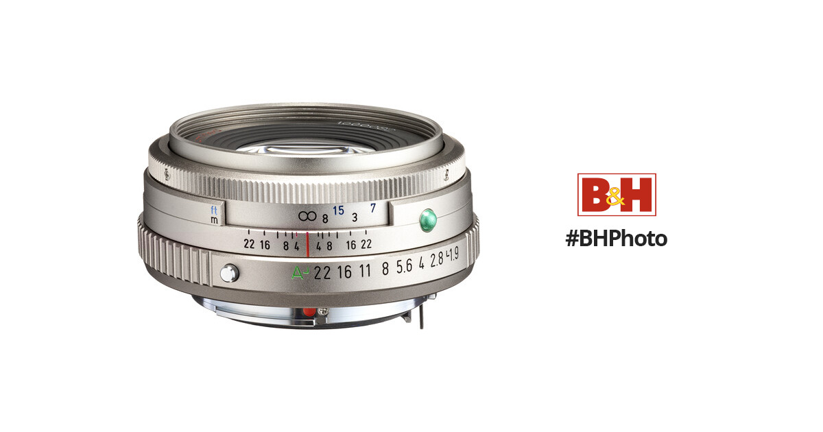 Limited 43mm Pentax-FA Photo Pentax f/1.9 B&H 20150 (Silver) HD