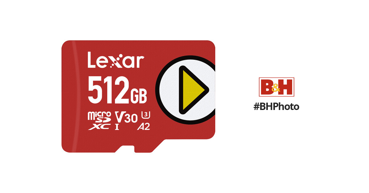 Lexar PLAY microSDXC 512GB Memory Card Review - Legit Reviews