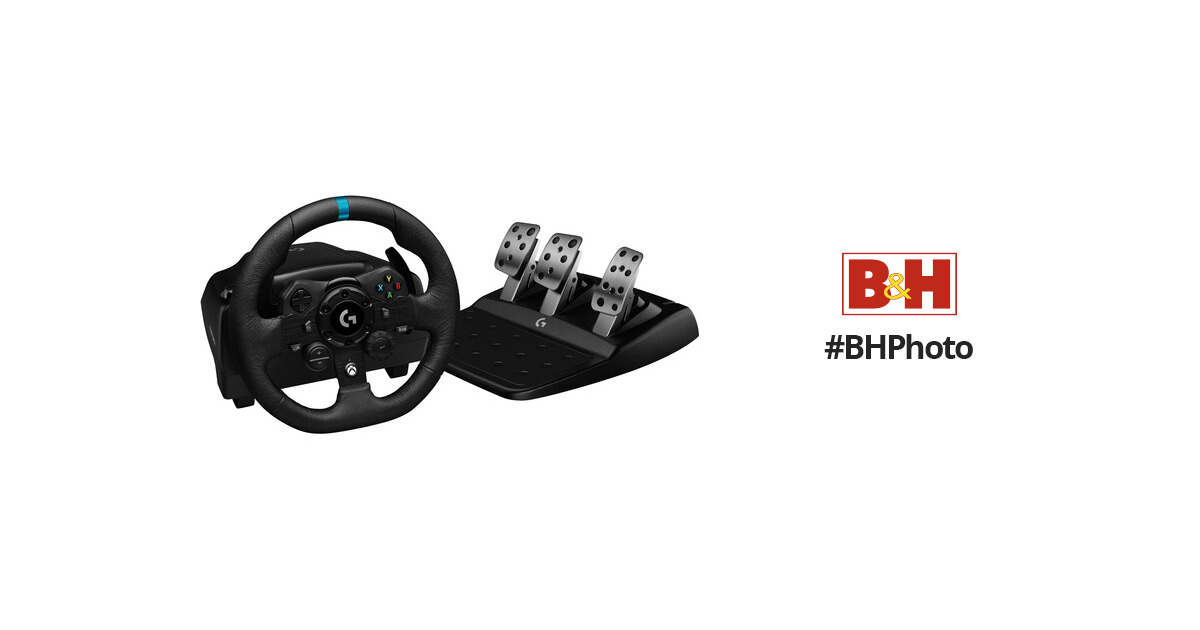 Logitech G923 Racing Wheel and Pedals for Xbox X|S, Xbox One and PC featuring TRUEFORCE up to 1000 Hz Force Feedback, Responsive Pedal, Du＿並行輸入品