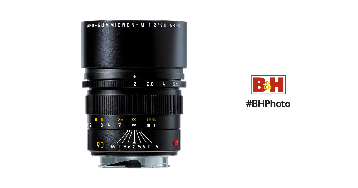 Leica APO-Summicron-M 90mm f/2 ASPH. Lens 11884 B&H Photo Video