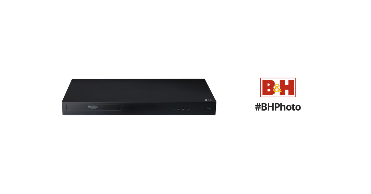 LG UBK80 REPRODUCTOR BLU-RAY ULTRA HD 4K HDR CON CONECTIVIDAD LAN HDMI USB  AUDIO DIGITAL
