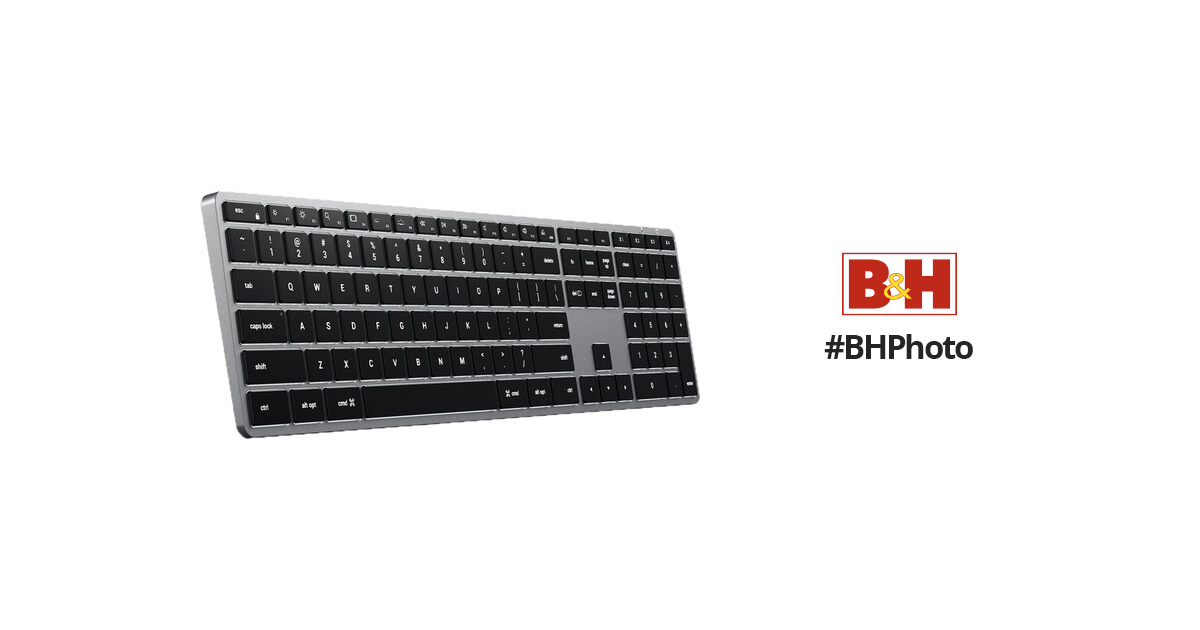 Satechi Slim X3 Bluetooth Backlit Keyboard (Space Gray)
