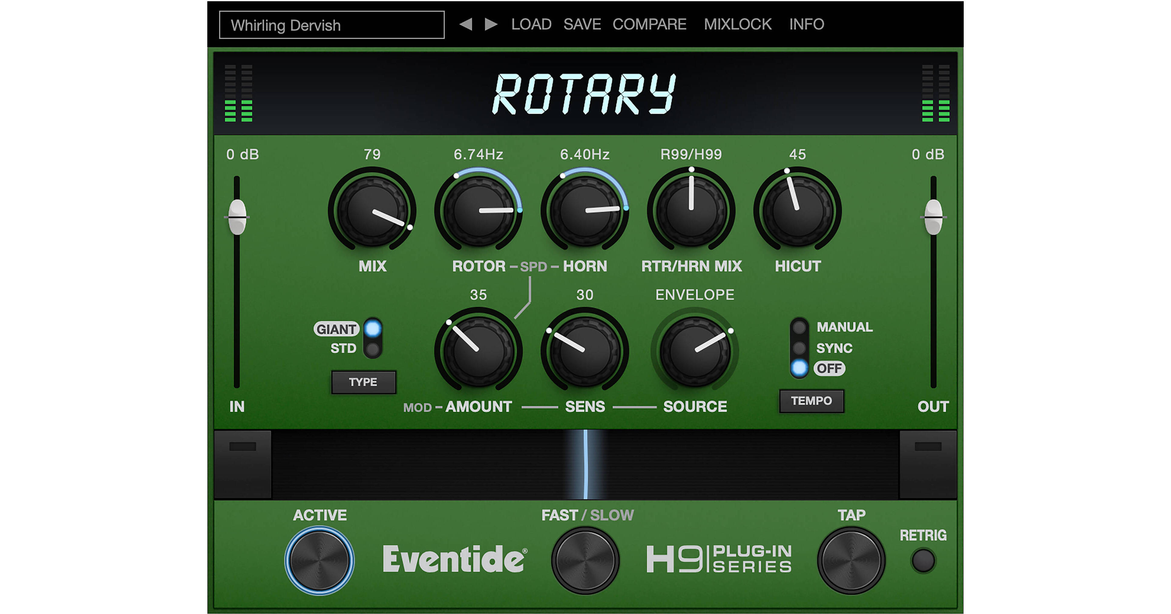 Eventide Rotary Mod Leslie Cabinet Emulation Plug-in