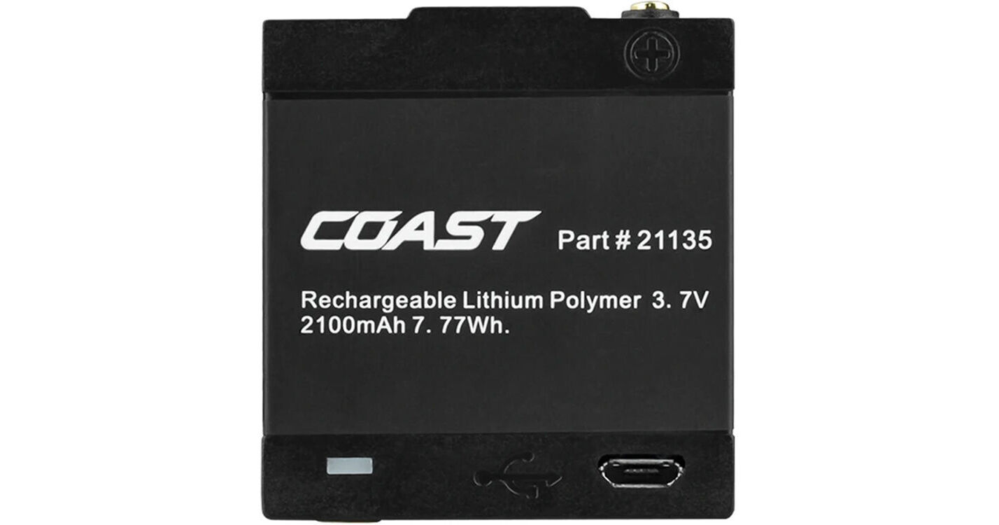 COAST ZX600 Rechargeable Ported Li-Ion Battery for PM200, PM500R, and PM550