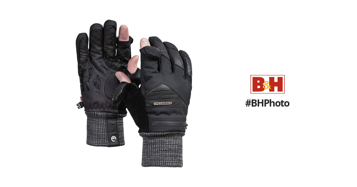 Freehands Men's Soft Shell Finger Cap Gloves, Winter Gloves