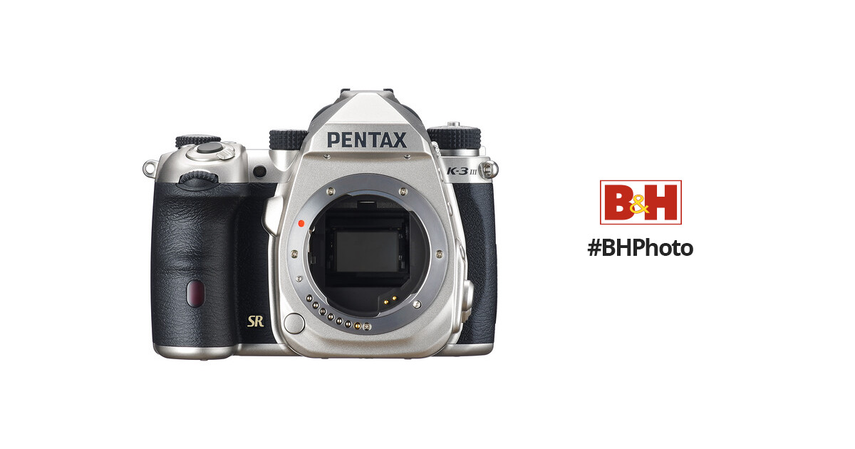 Pentax K-3 Mark III DSLR Camera (Silver) 01073 BH Photo Video