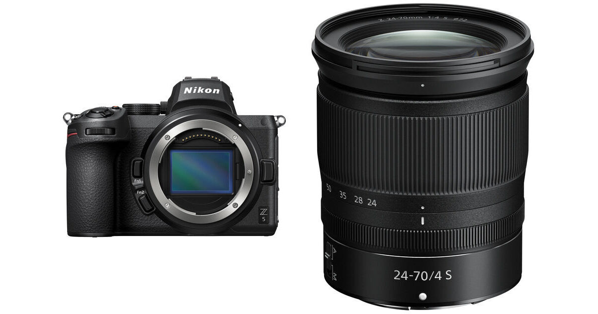 Nikon Z5 Mirrorless Camera with 24-70mm f/4 Lens Kit