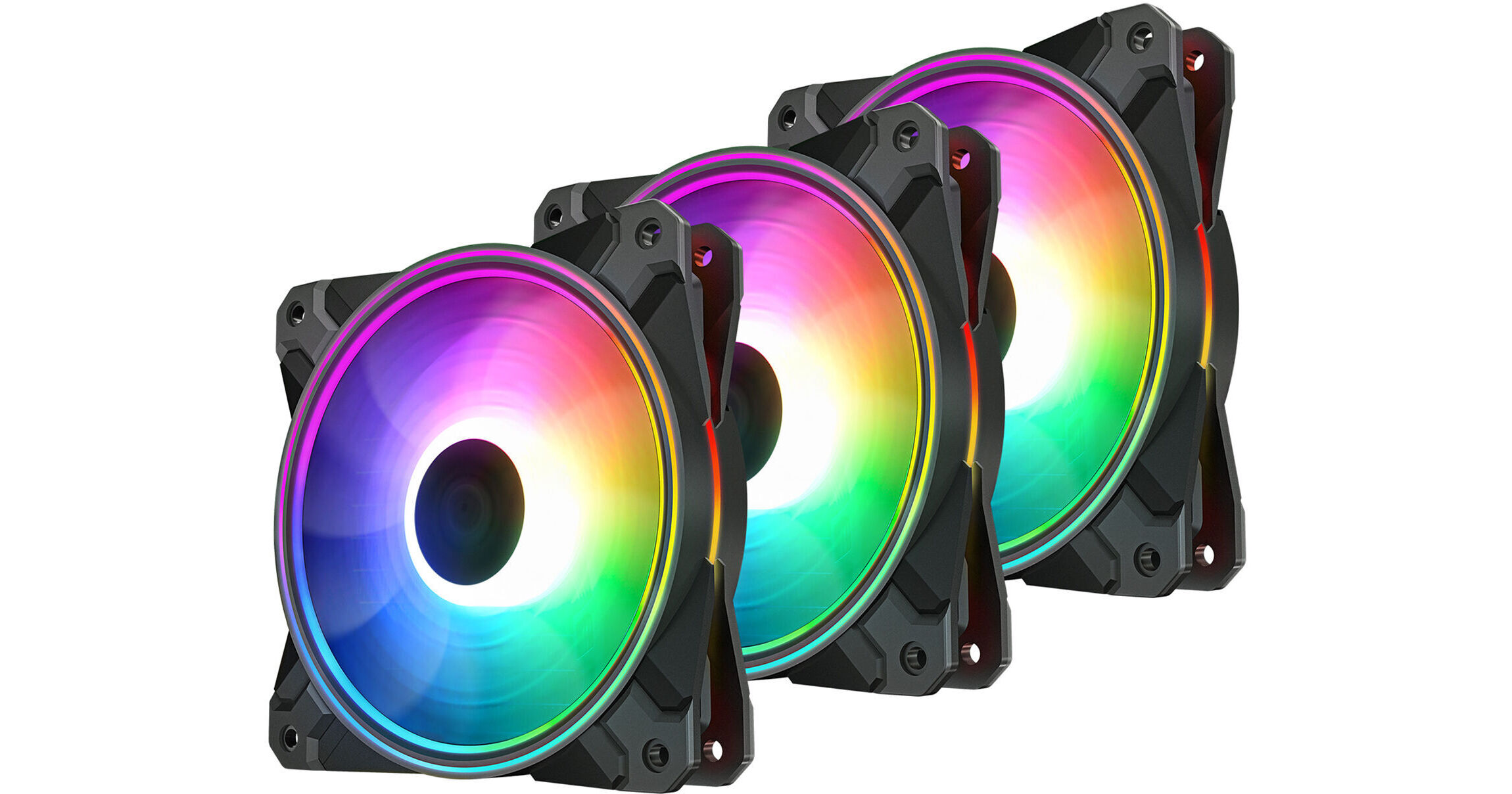 Deepcool Cf120 Plus (pack De 3) - Ventilateur 120mm A-rgb Pour