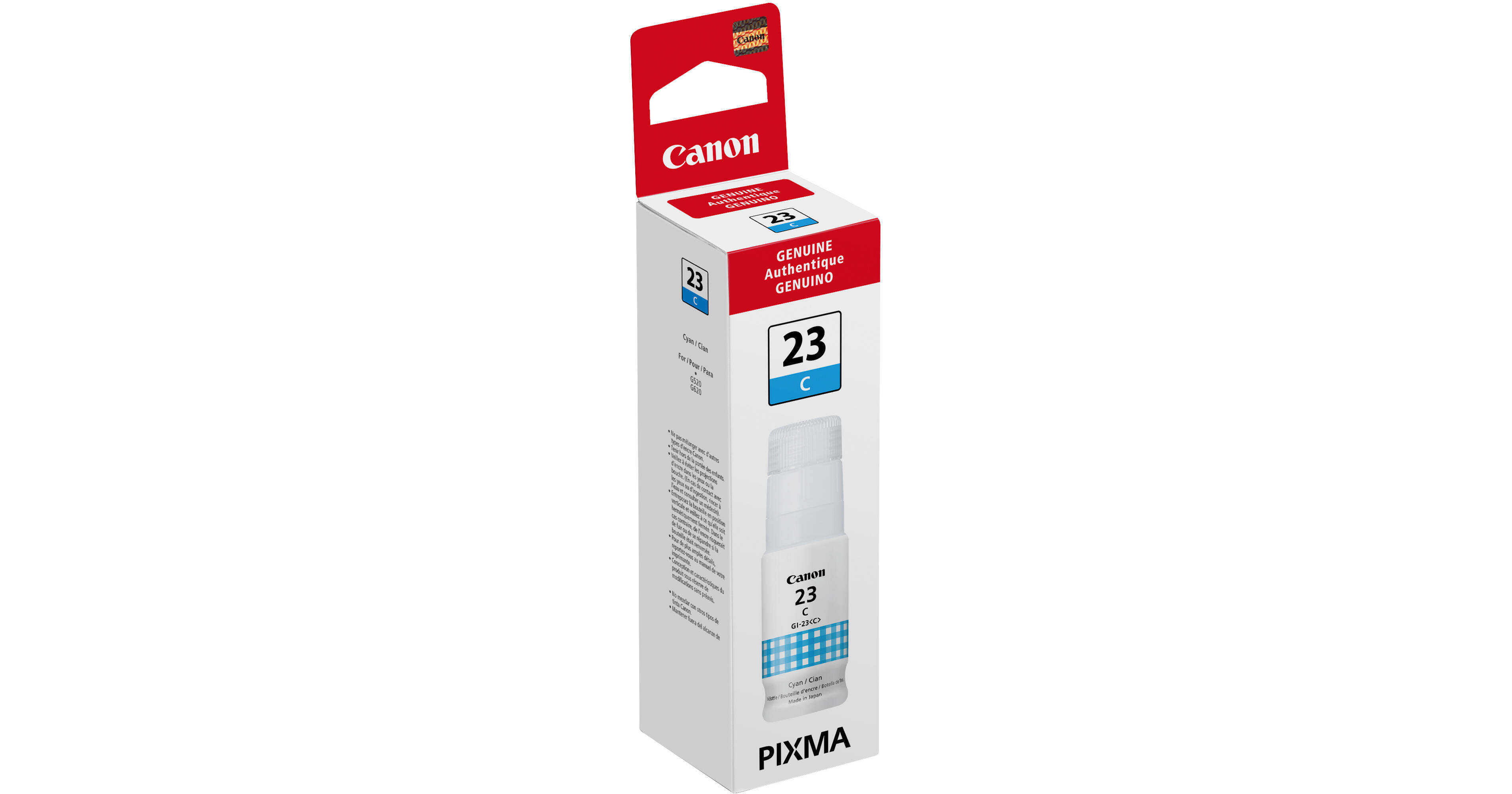 Canon GI-23 Cyan Ink for PIXMA G620 Printer 4670C001 B&H Photo